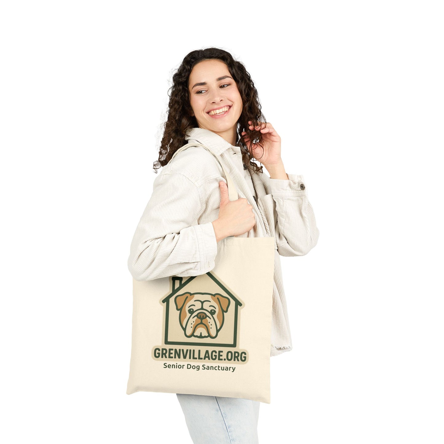 Gren Village Bulldog Tote Bag - Senior Dog Sanctuary