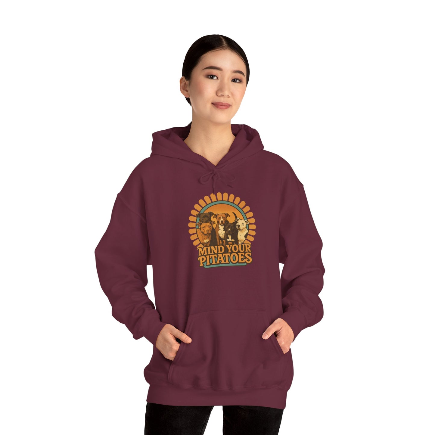 Mind Your Pitatoes Retro Hoodie