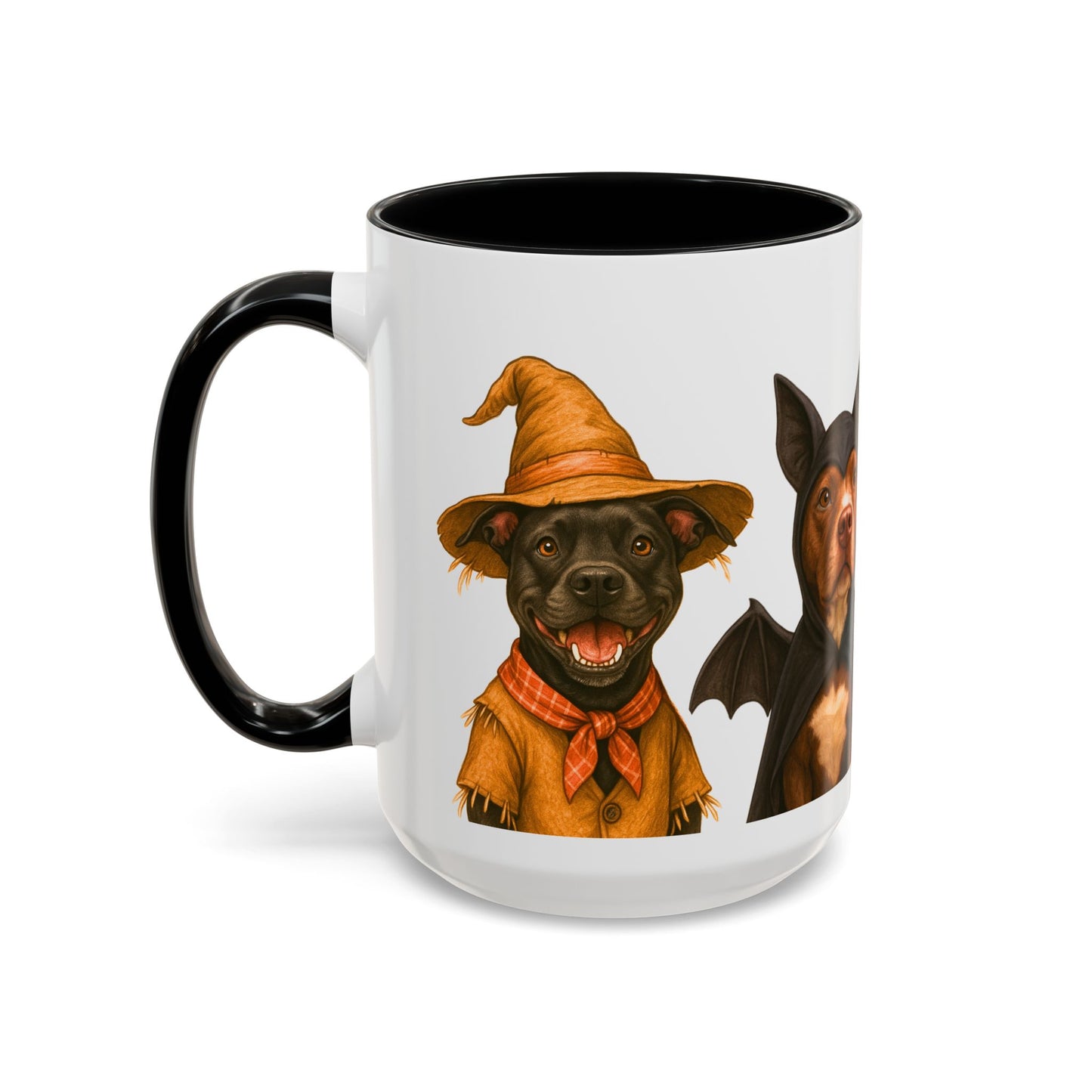 Halloween Dog Mug – Leni, Nala, Rhythm & Frankie in Costume