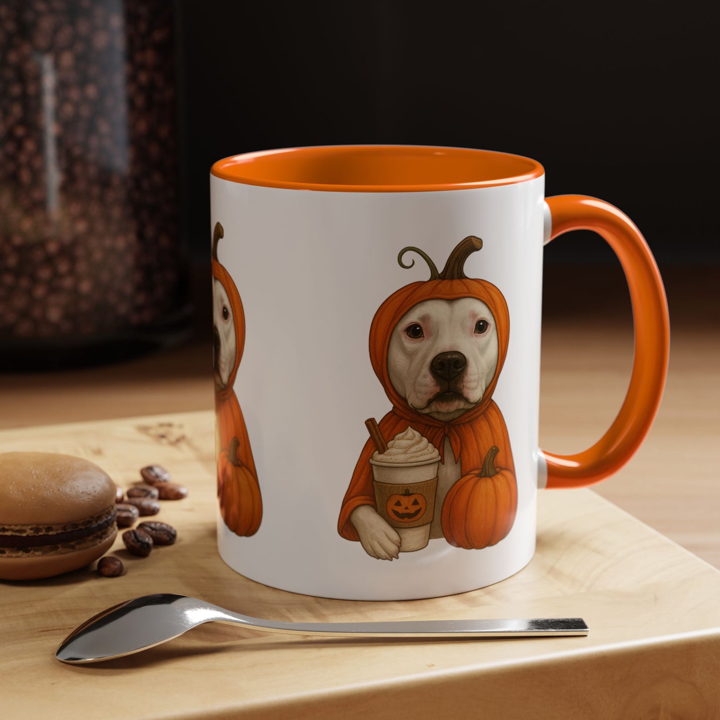 Phoebe’s Pumpkin Spice Latte Mug – Sweet & Lovable Fall Dog Design
