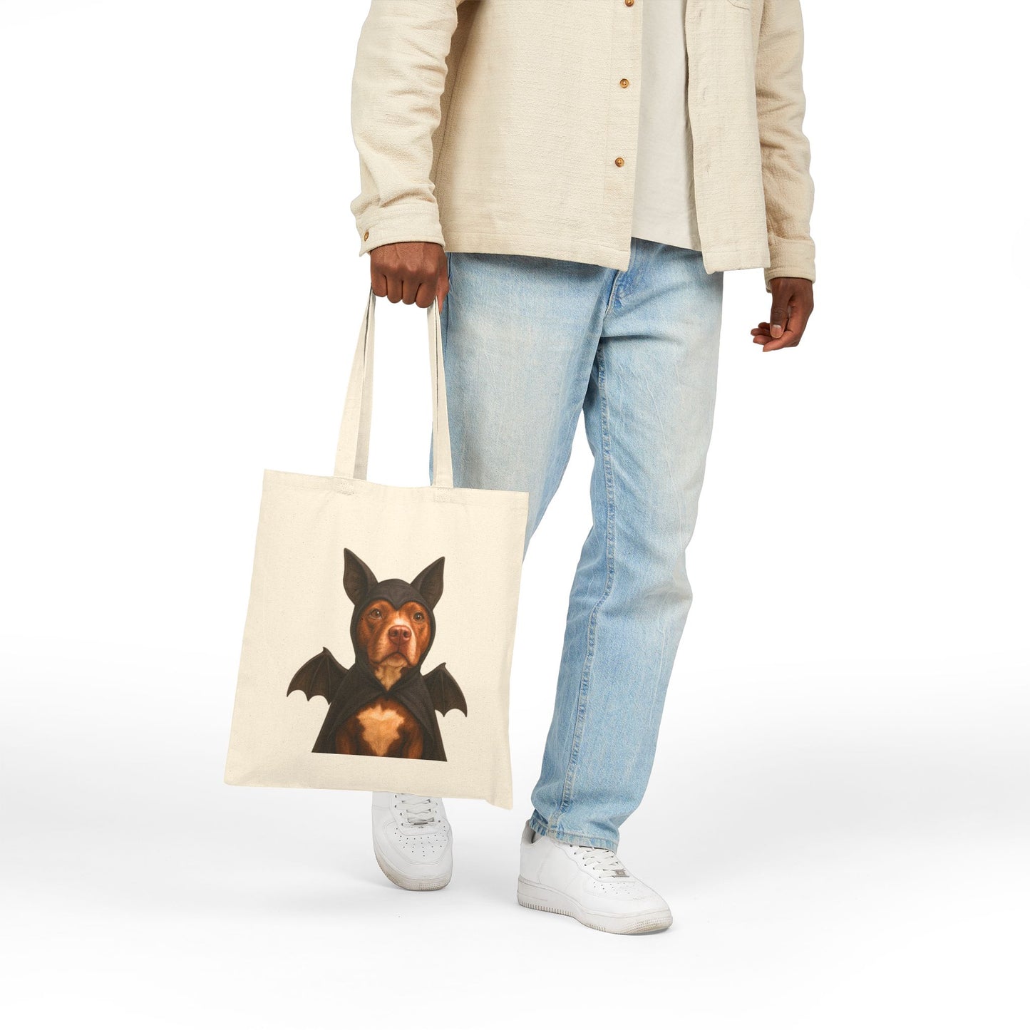 Nala the Bat Halloween Tote Bag | Double-Sided Edition