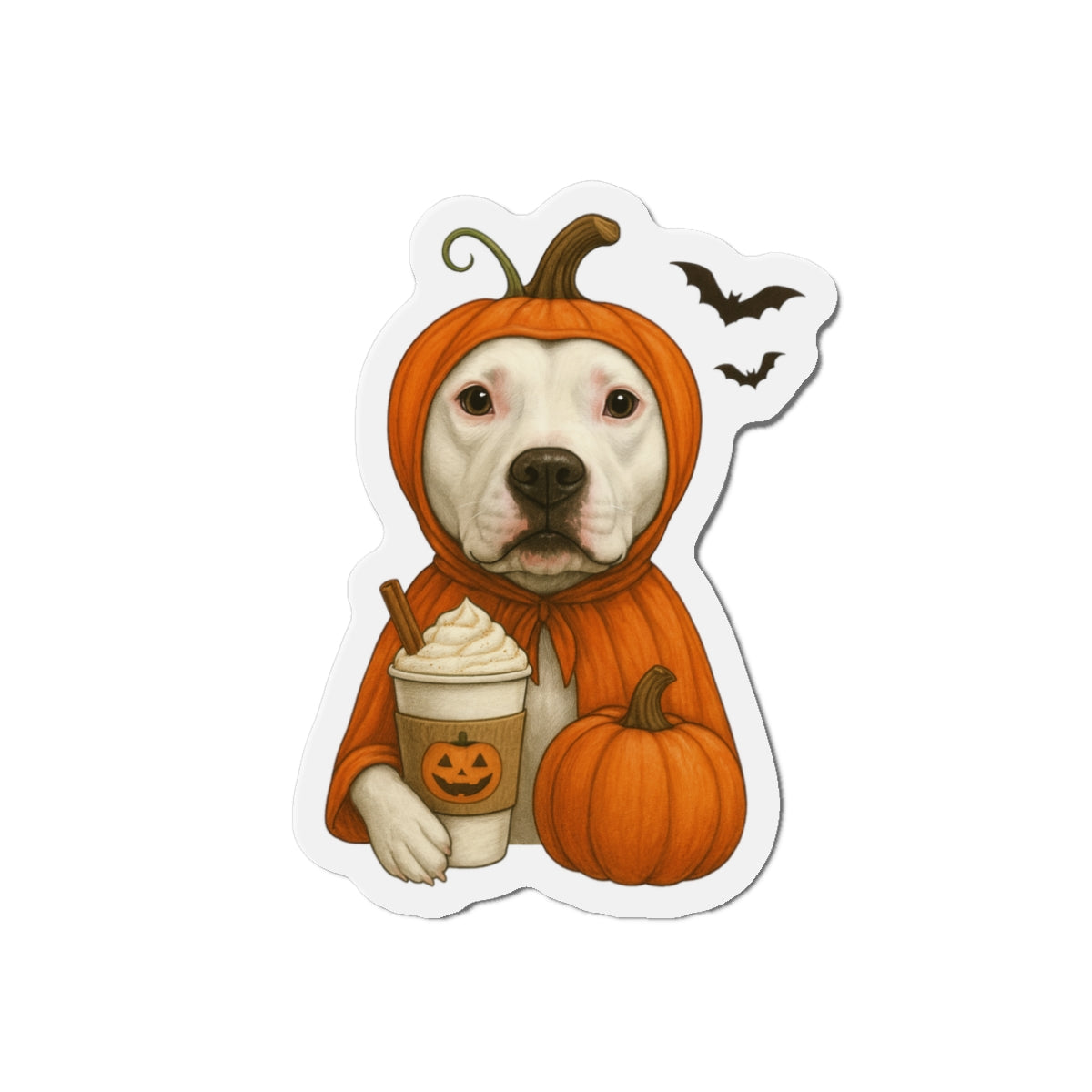 Phoebe Pumpkin Spice – Close-Up Halloween Magnet