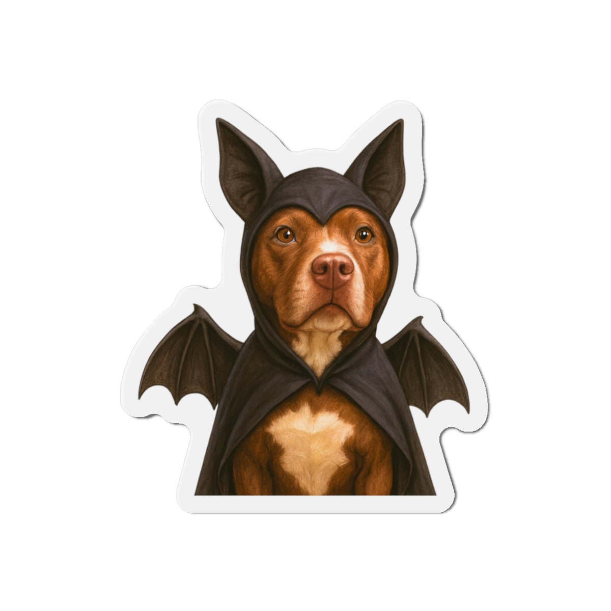 Nala the Bat – Close-Up Halloween Magnet