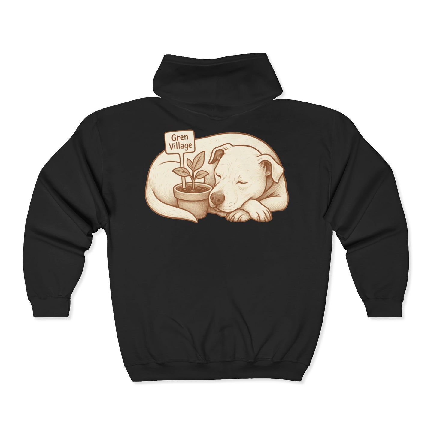 Gren Village Senior Dog Sanctuary Hoodie - Support Rescue Dogs