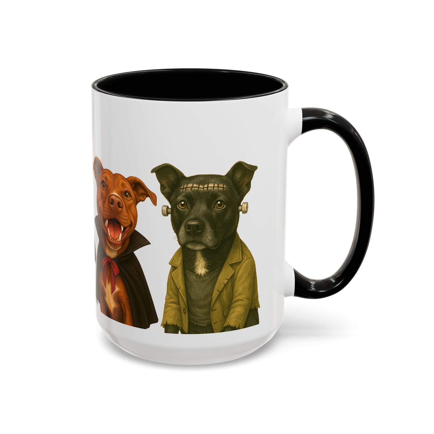 Halloween Dog Mug – Leni, Nala, Rhythm & Frankie in Costume