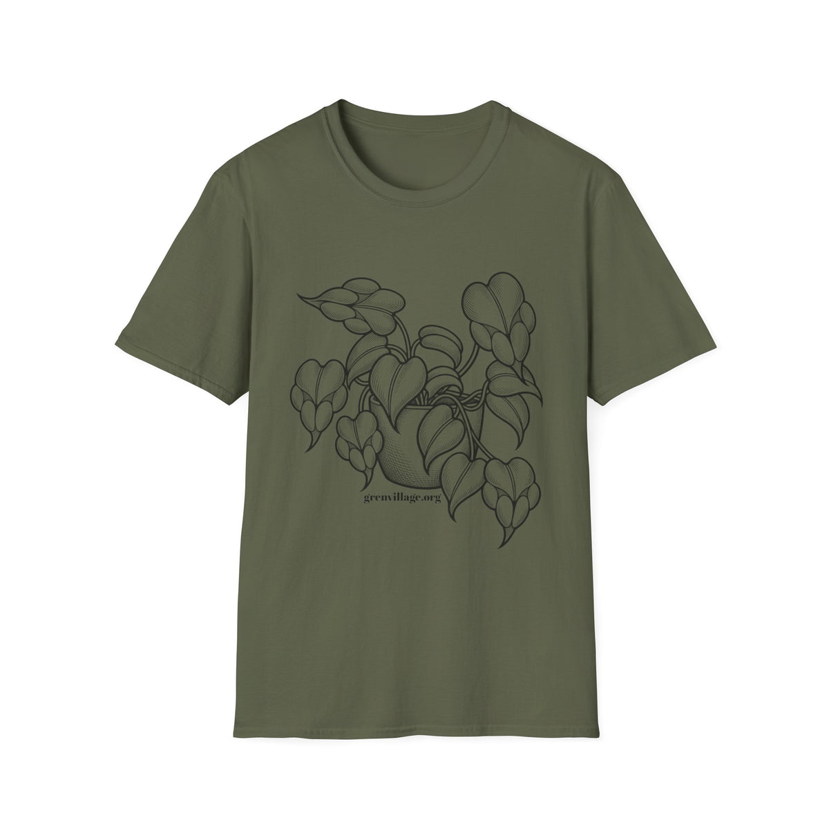 PAWthos Botanical T-Shirt | Plant & Dog Lover Graphic Tee | Gren Village Senior Dog Sanctuary Fundraiser