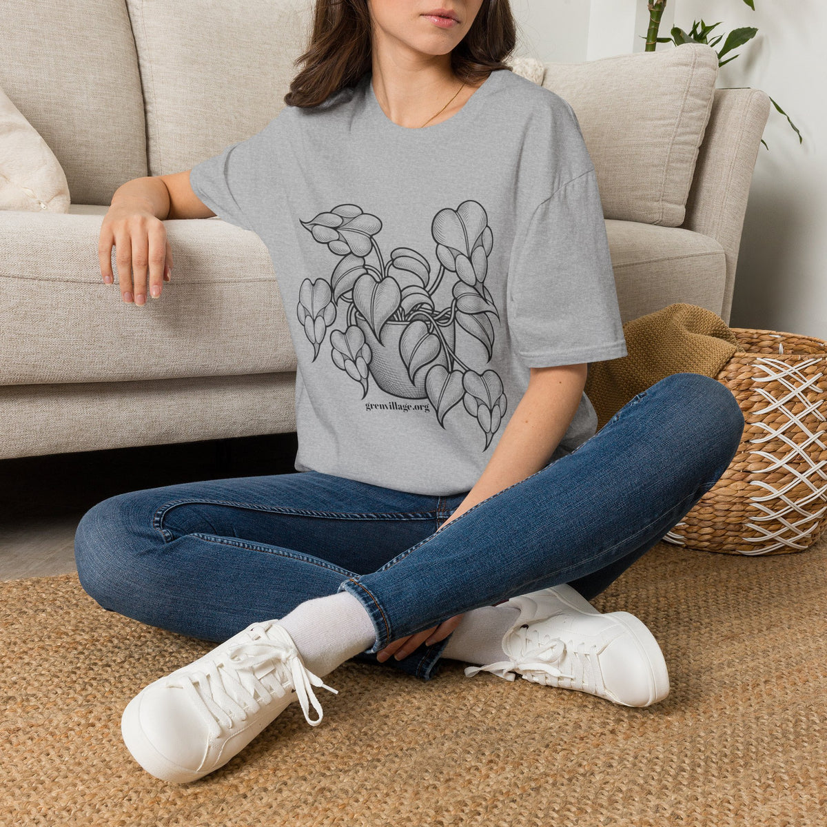 PAWthos Botanical T-Shirt | Plant & Dog Lover Graphic Tee | Gren Village Senior Dog Sanctuary Fundraiser