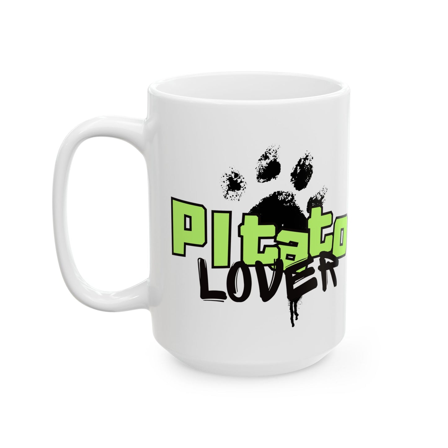 Pitato Lover Graffiti Mug – Bold Street Style Dog Mom Vibes