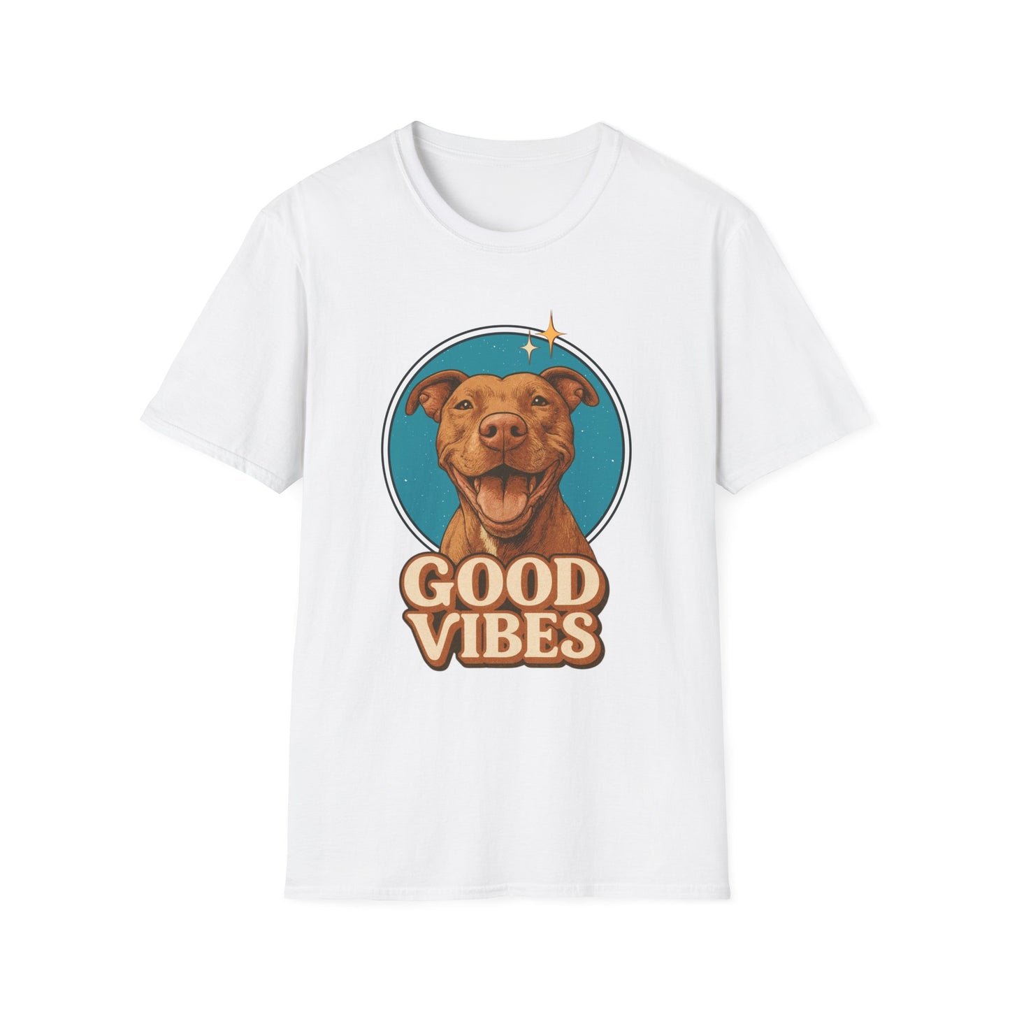 Good Vibes Pitbull Retro T-Shirt
