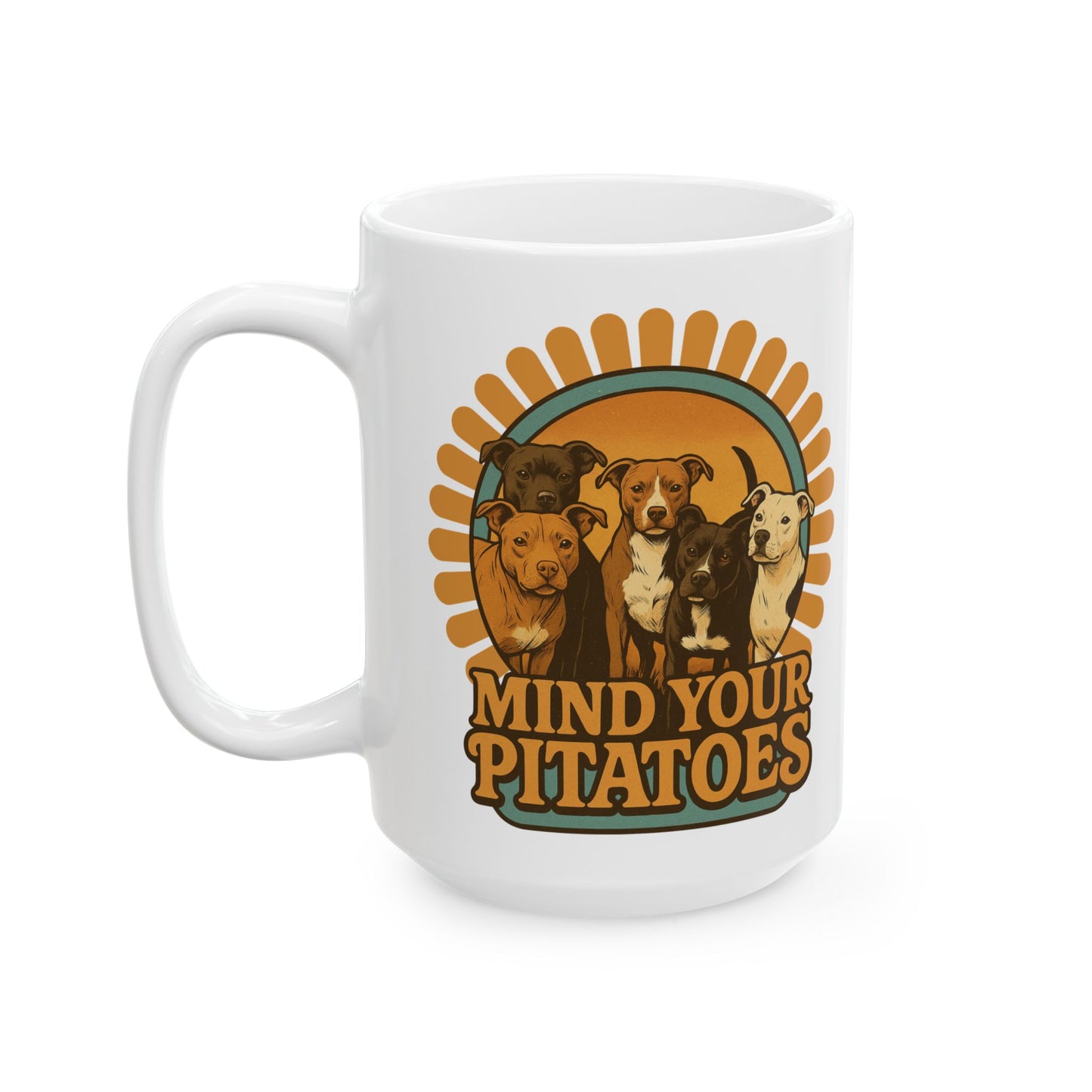 Mind Your Pitatoes Retro Coffee Mug