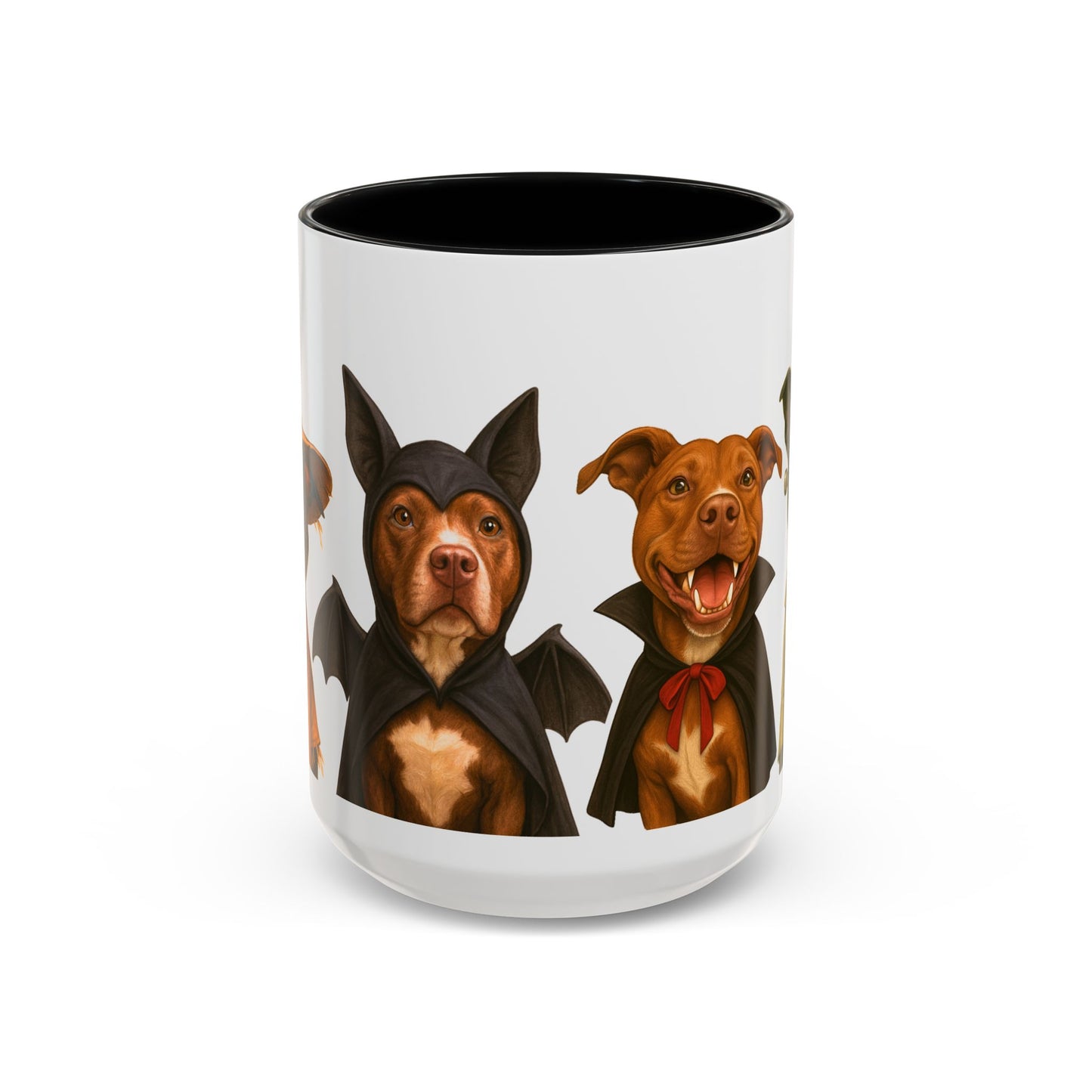 Halloween Dog Mug – Leni, Nala, Rhythm & Frankie in Costume