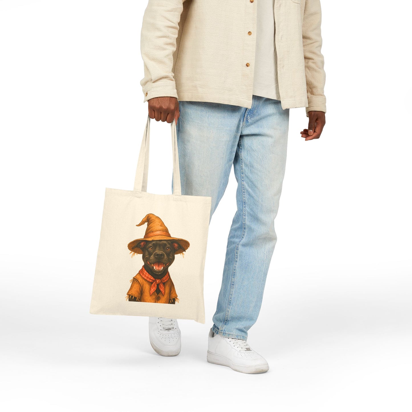 Leni the Scarecrow Halloween Tote Bag | Double-Sided Edition