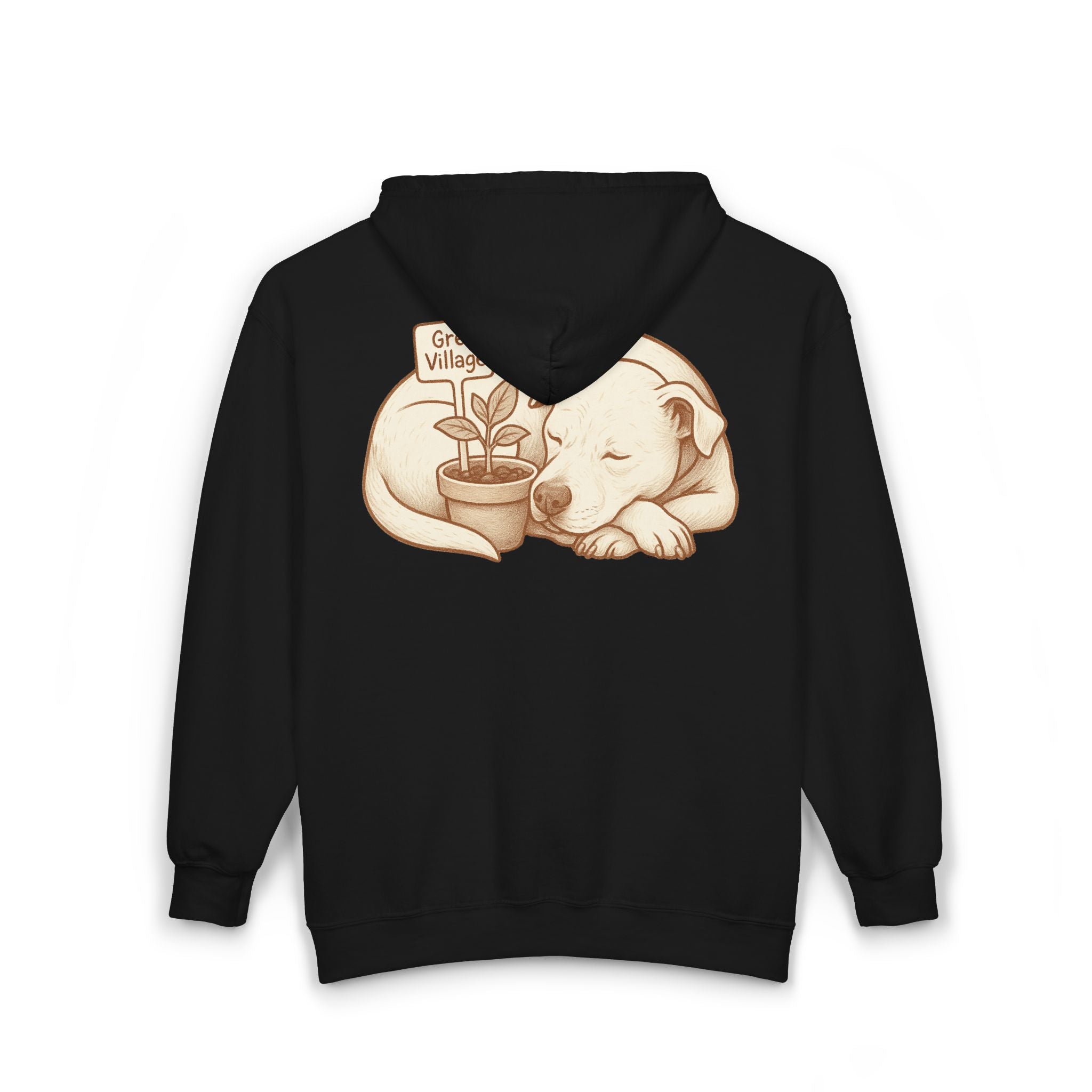 Gren Village Zip-Up Hoodie | Senior Dog Sanctuary Support – Pitato