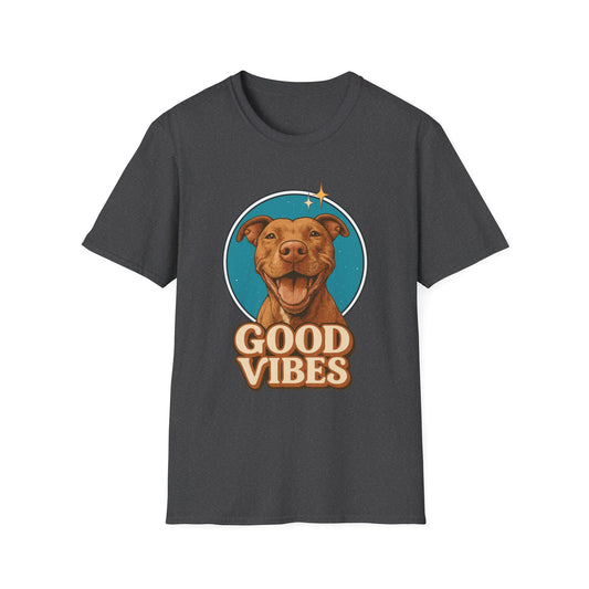Good Vibes Pitbull Retro T-Shirt