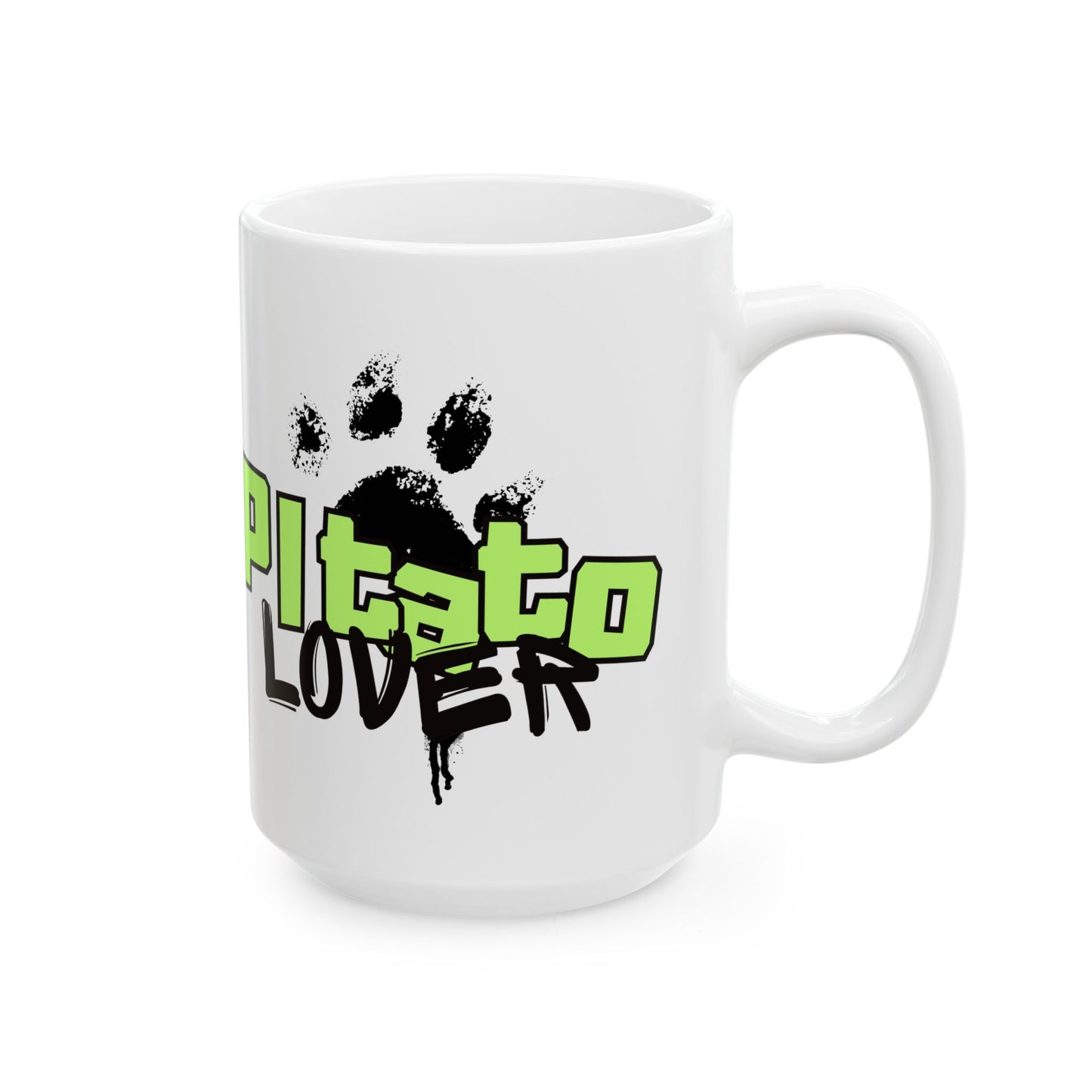 Pitato Lover Graffiti Mug – Bold Street Style Dog Mom Vibes