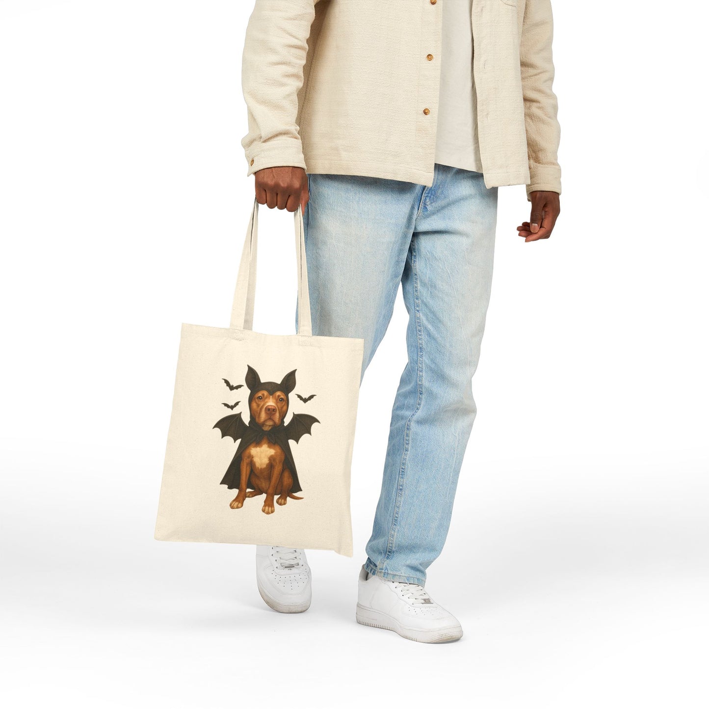 Nala the Bat Halloween Tote Bag | Double-Sided Edition