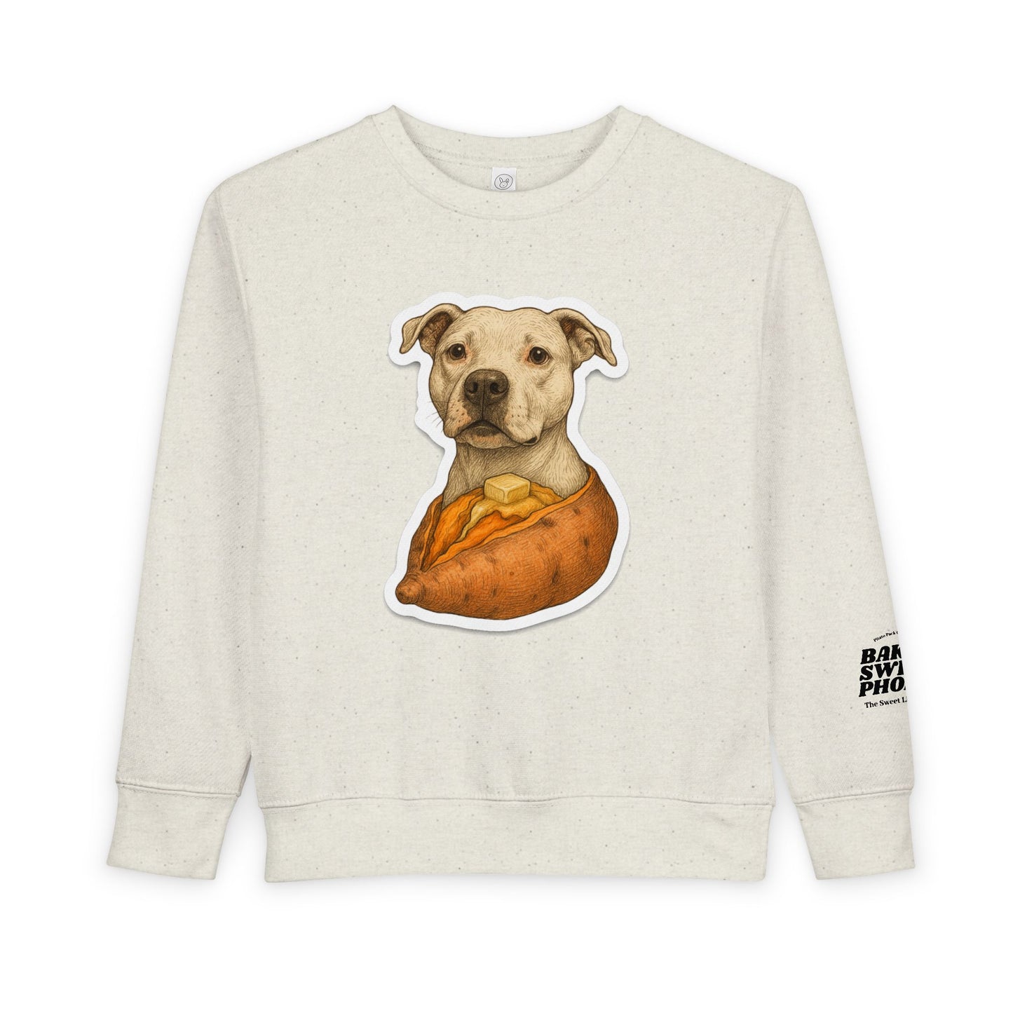 Baked Sweet Phoebe Toddler Sweatshirt - The Sweet Little Mouse