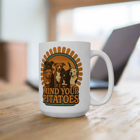 Mind Your Pitatoes Retro Coffee Mug