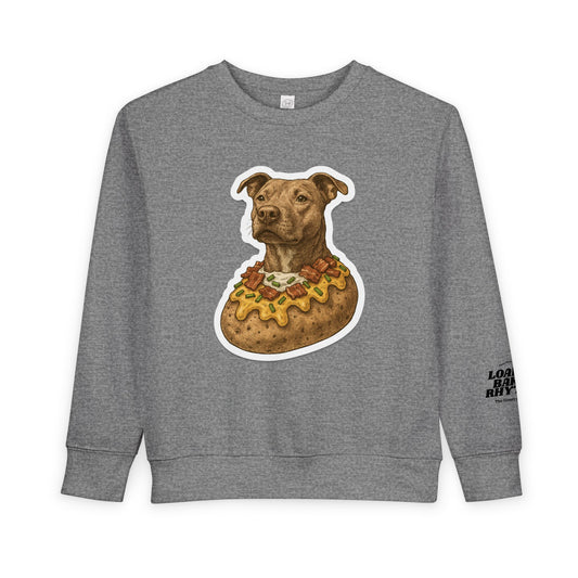 Loaded Baked Rhythm Toddler Sweatshirt - The Heart of the Pack