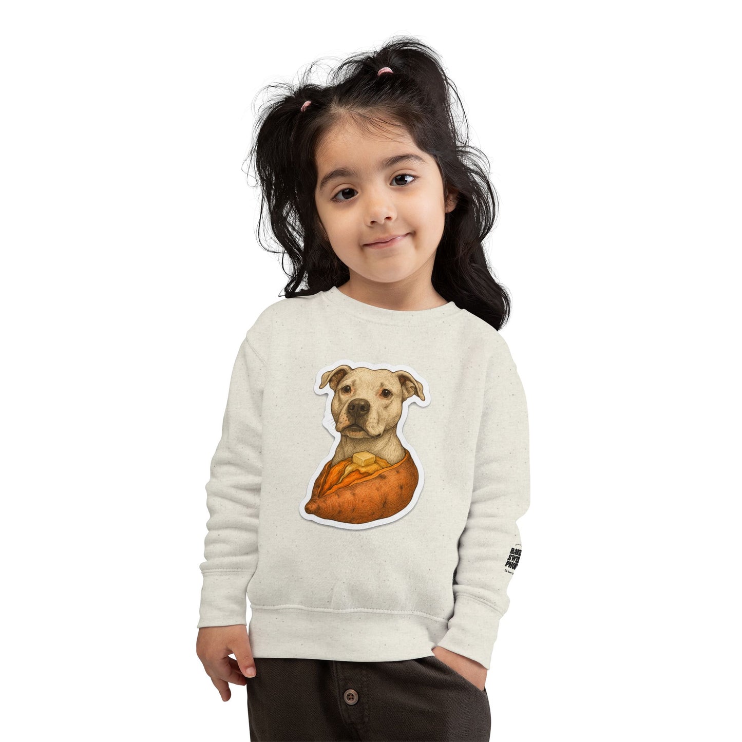 Baked Sweet Phoebe Toddler Sweatshirt - The Sweet Little Mouse
